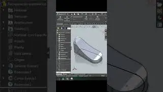 Opción alternativa al vaciado en el modelado referencial #solidworks #cad #tutorial #3d