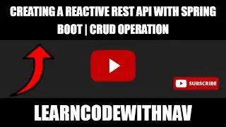 Creating a Reactive REST API with Spring Boot | Spring Reactive CRUD with spring boot, R2DBC & MySql