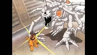 Digimon 16 Arrival of Skullgreymon destroys Evil Greymon