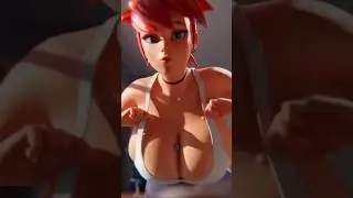 Giantess Frankie Pre-Workout by Scrag_Boy 