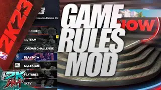 Game Rules Menu Mod   NBA 2K23 PC by TGsoGood