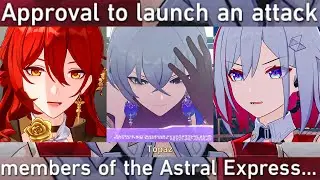 TOPAZ VS HIMEKO & BRONYA Cutscene Honkai Star Rail