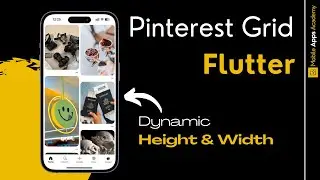 Pinterest Feed Grid (Staggered Grid) | FLUTTER Tutorial