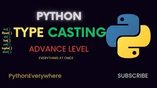 MASTER  TYPE CASTING IN PYTHON : A COMPREHENSIVE COMPLETE GUIDE  #python #learnpython #pythonprogram