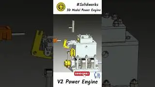 This is how a V2 Engine explodes—visually! 🔥 V2 Power Engine - 2 |  