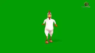 Chicken Dancing Green Screen HD (2024)