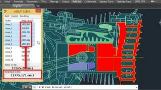 AreaTester for AutoCAD. It easily calculates and marks enclosed areas.