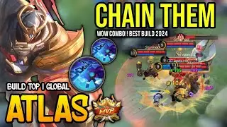 ATLAS BEST BUILD 2024 | BUILD TOP GLOBAL ATLAS GAMEPLAY | MOBILE LEGENDS✓