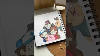 Рисую персонажей только из Gravity Falls🪵| Зус  | тгк: D1ashenka✨Подписывайся💫