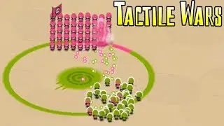 игра Тактильные Войны! Хорошая оборона! Tactile Wars! Clone Armies! small stickman!