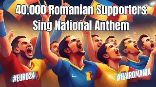 Over 40.000 Romanians Singing- Romanian National Anthem #euro2024