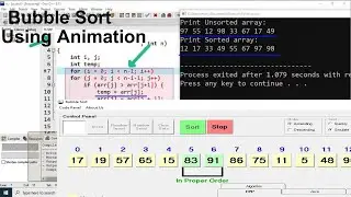 Bubble Sort Algorithm in C++ data structures