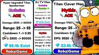 ШОК! УНИКАЛЬНЫЕ РОБЗИ ЮНИТЫ! 81 СЕРИЯ ROBLOX Toilet Tower Defense