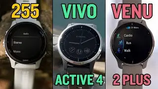 Which should you buy? – Forerunner™ 255, vivoactive® 4 or venu® 2 Plus