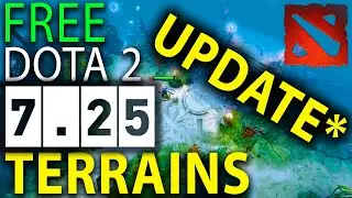 *NEW MAPS* All Dota 2 TERRAINS FOR FREE!!?? Works on the latest UPDATE 7.23