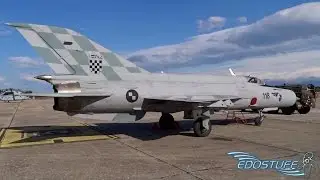MiG-21 BIS & MiG-21 UM at Zemunik Air Base! CROATIAN AIR FORCE