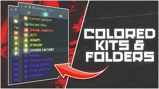 How To Change The Color Of Your Kits & Folders!✨💽 (Add DRIP To FL Studio)