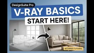 Learn V-Ray in SketchUp | Beginner Tutorial (Step-by-Step)