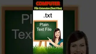 Computer File Extension, Text Files, .txt - Plain Text File