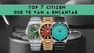 7 relojes Citizen, nuevos y con una relación calidad/precio elevada!