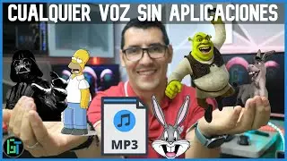 😱Crea la Voz De Personajes Famosos Sin Aplicaciones y Facil✅✅2022