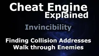 Cheat Engine - No Collision with Enemies