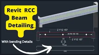 Beam detailing In Revit | How to detail RCC beams in Revit | Bending details in Revit