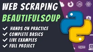 Web Scraping with Python & BeautifulSoup 4 Crash Course