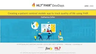 Katharina Zeller - Creating a patient centred mobile app using FHIR | DevDays 2023 Amsterdam