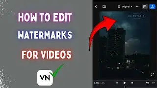 How to edit watermark in videos||Simple watermark edit for your videos🥰 