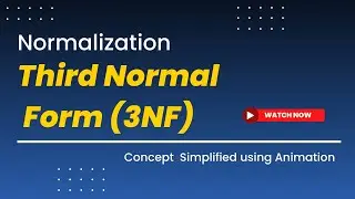 Third Normal Form | Normalization | DBMS