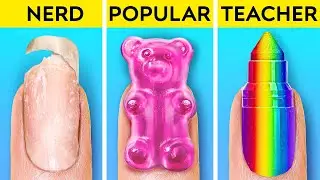 HOW TO BECOME POPULAR ✏️ The Coolest Hacks and Gadgets a Student Can Have by 123GO! CHALLENGE