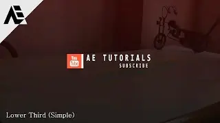 After Effects Tutorial: Lower Third In After Effects (Simple Method)