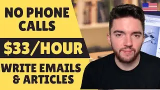Make $33/HOUR Writing Emails & Articles Online 2023 | No Phone Work From Home Jobs