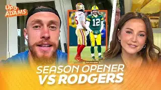 George Kittle PREVIEWS Week 1 vs Aaron Rodgers and Jets on Monday Night Football