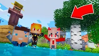 МОИ ДЕТИ ЧУТЬ НЕ УТОНУЛИ В ОЗЕРЕ В МАЙНКРАФТ ! Алексбой Minecraft