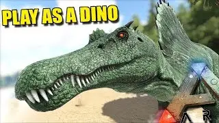 WE TRY AND GET INTO THEIR BASE ! | PLAY AS A DINO | ARK SURVIVAL EVOLVED