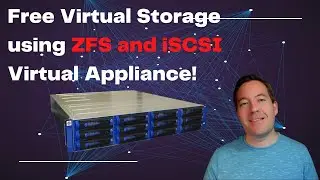 Free Virtual Storage Software using ZFS and iSCSI in a virtual appliance!