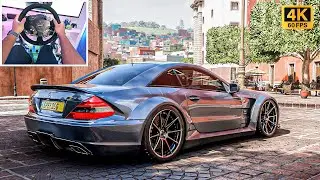 Mercedes SL 65 AMG Black Series - Forza Horizon 5 | Steering Wheel Gameplay