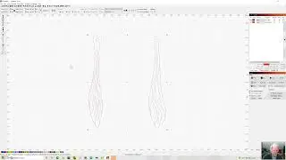 Designing earring using LibreCad and LightBurn