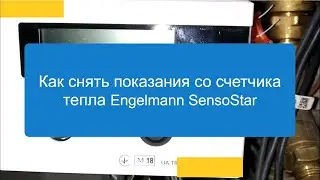 Как снять показания со счетчика тепла Engelmann SensoStar