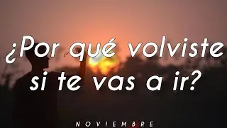 Y ni siquiera me pensaste un 29 de febrero // ¿Cómo Te Atreves a Volver? - Morat // Letra. ♡