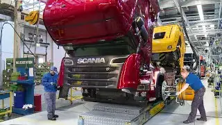 Inside Most Advanced European Factories Producing Massive Scania Trucks - Production Line