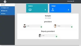 online voting management system using PHP and  MYSQL