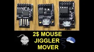 2$ Arduino mouse jiggler / mouse mover to prevent screen saver screen locking for covid home office