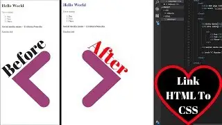 How To Link HTML To CSS in Visual Studio Code