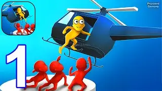 Z Escape - Zombie Machine Gun - Gameplay Walkthrough Part 1 Stickman Zombie Helicopter Survival