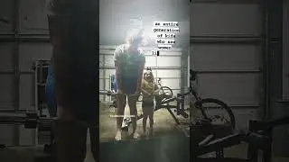 Lifting as a mom and role model.