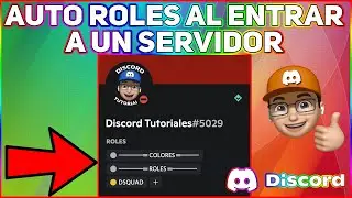 Auto Roles al Entrar a un SERVIDOR