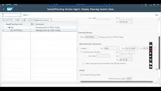 SAP APO PPDS Master data